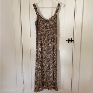 Zara Floral Print Midi Dress